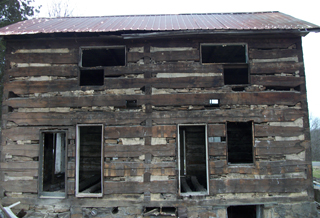 Wakatomika Old Ohio Log Cabin Back
