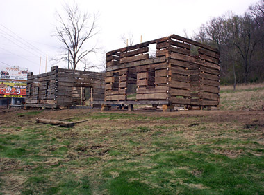 Preachers log cabin from Hurricane West Virginia.