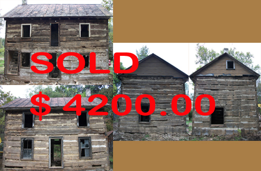 Double Pen log cabin with log center wall Double Pen Cabin with log center wall.