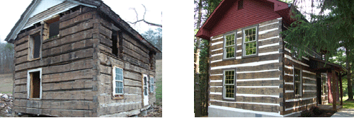 Elkview Old Log Cabin Athens Ohio